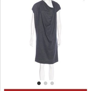 EUC Charcoal Helmut Lang wool sleeveless dress